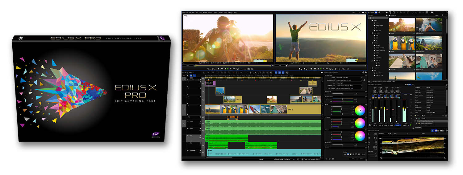 EDIUS X Pro | 映像を編集するソフトウェア「EDIUS（エディウス）」の 