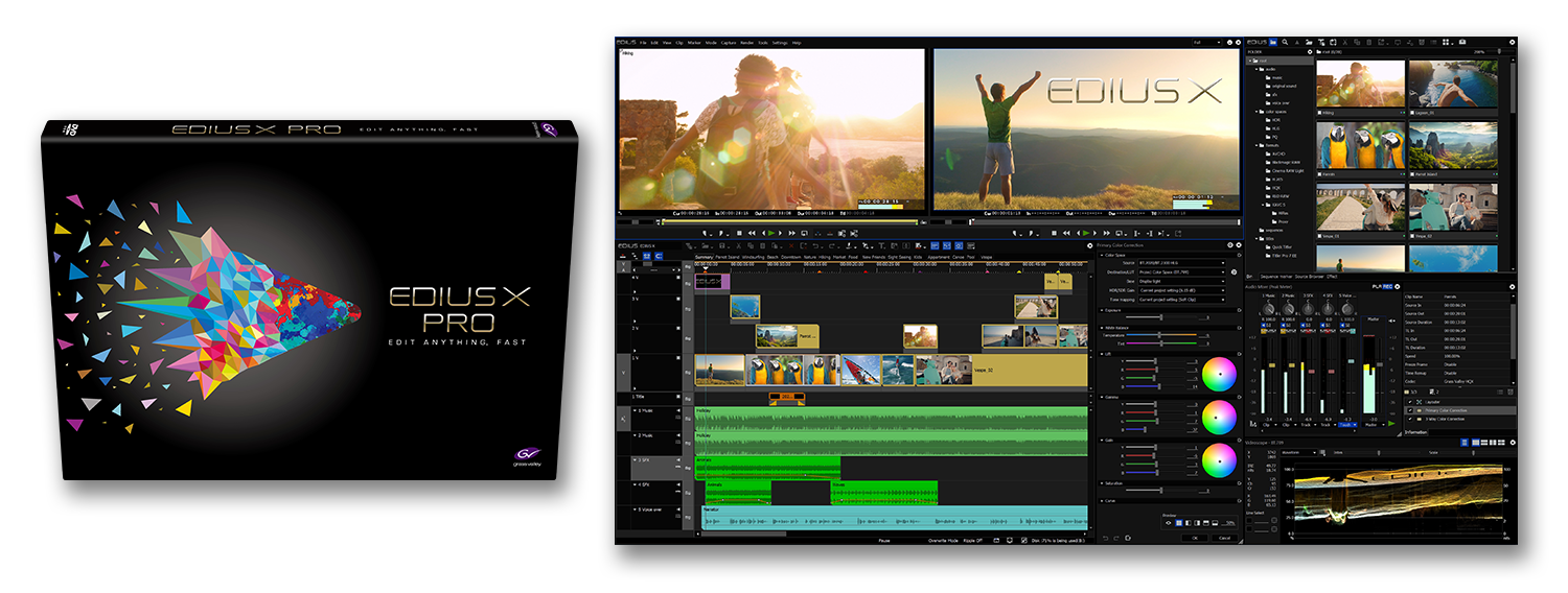 EDIUS X Pro | 映像を編集するソフトウェア「EDIUS（エディウス）」の